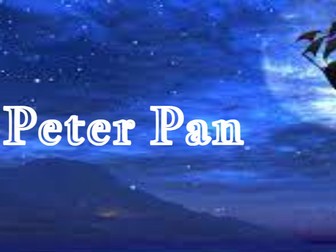 Peter Pan - English Literature - Unit of Work