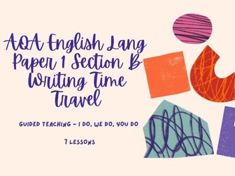 AQA English Lang Paper 1 Writing Unit