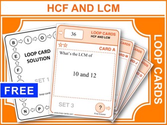 HCF and LCM (Loop Cards)
