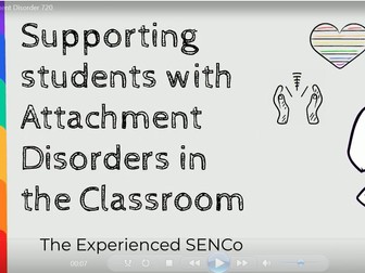 Teacher Training Video - Attachment Disorder