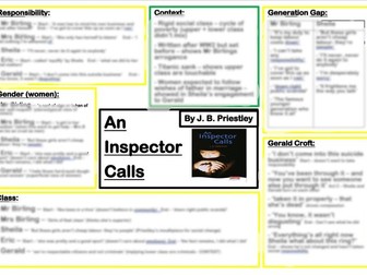 GCSE English Lit - An Inspector Calls key quotes