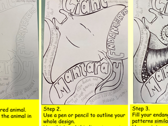 Vincent Scarpace Inspired Art Lesson