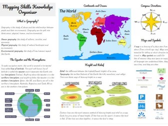 KS3 Mapping Skills Knowledge Organiser