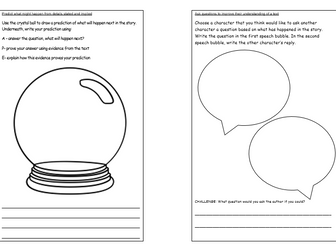 Year 4 new curriculum reading comprehension activity booklet general adaptable guided follow up work