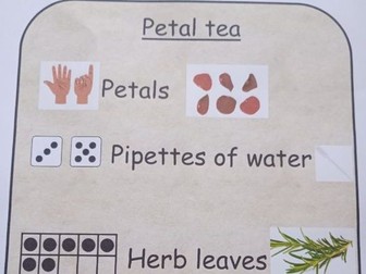 Petal Tea mud kitchen recipe