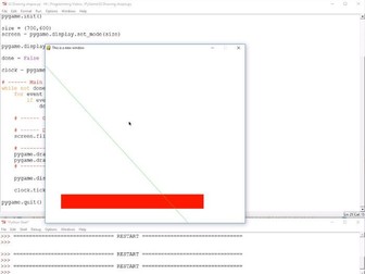 Pygame 02 - Drawing Shapes