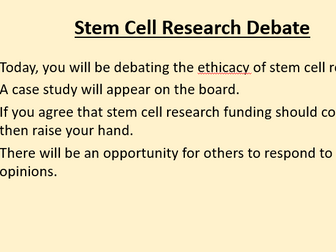 B2 1.2 Stem Cell Dilemmas