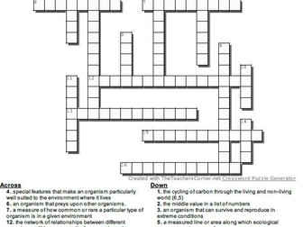 AQA GCSE SCIENCE (TRIPLE) - Biology Crosswords (Revised - now with answers)