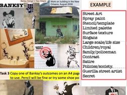 banksy interpreting graffitti pandemic