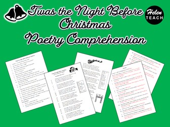 Twas the Night Before Christmas Comprehension