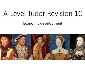 A-Level 1C Tudors Revision - Economic