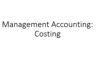 AAT Lvl 3 - Management Accounting: Costing