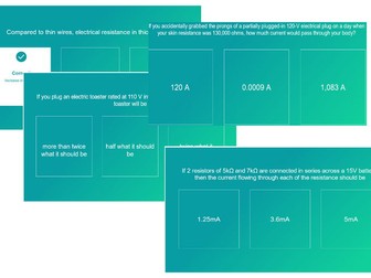 Basic Electric Current Quiz (Interactive)