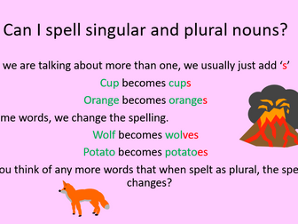 Year 3 spelling PowerPoint covering patterns, rules, prefixes, suffixes and homophones