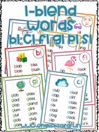 Blend words list - bl cl fl gl pl sl | Teaching Resources