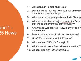 Festive Quiz 2025