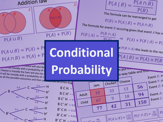 Conditional probability - A level A2 Mathematics Statistics