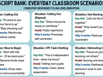 What To Say When… Behaviour Toolkit (KS1 & KS2) | Scripts, Staff Support & Behaviour System