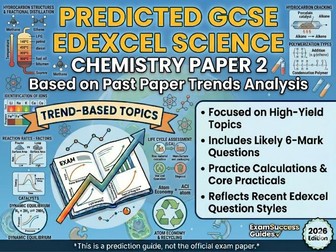 2026 Predicted GCSE Edexcel Triple Science Chemistry Paper 2 (Higher)(Paper 5) and Markscheme