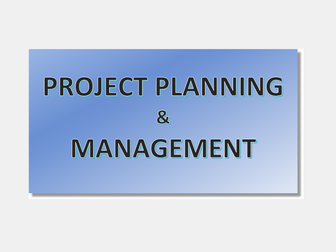 Advanced Higher Computing Science Project Planning and Management