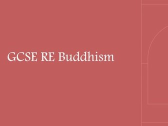 GCSE RE Buddhism- Human Destiny