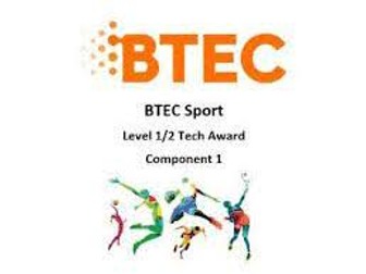 BTEC  Sport Tech Award Component 1