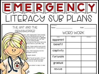 Emergency Sub Plans (Literacy Grades 3-5)