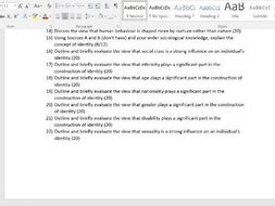 Health Promotion Essays New Spec Ocr A Level Sociology Socialisation Culture And Identity Essays Research Essay Topics For High School Students also How To Write A Thesis Statement For A Essay New Spec Ocr A Level Sociology Socialisation Culture And Identity Is A Research Paper An Essay