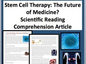 Stem Cell Therapy: The Future of Medicine? - Science Reading Comprehension