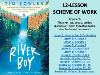 River Boy by Tim Bowler - 12-Lesson SOW