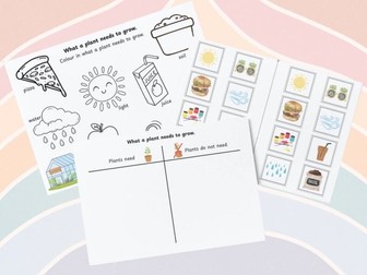 Growing - What a Plant Needs to Grow