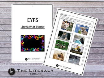 Literacy learning from home - EYFS