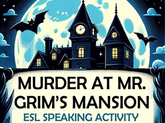 Mystery at Mr. Grim's Mansion (Murder Mystery-style Game)