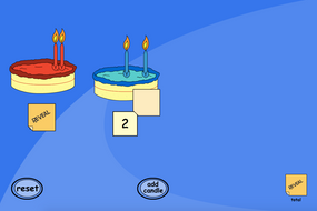 Counting Candles Interactive Game - KS1 Number