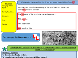 Norman Conquest: What was the Harrying of the North and why would it help with Control? (Lesson 9)