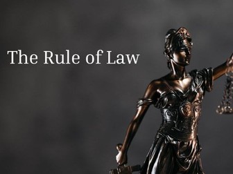 Year 6 English - The Rule of Law