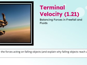 IGCSE Physics: Terminal Velocity | Edexcel Modular | Unit 1 | L13