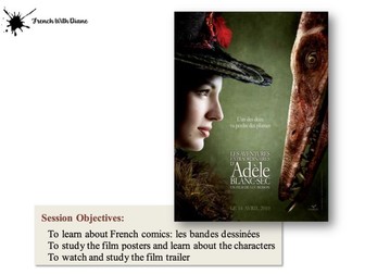 Film trailer and BD Adèle Blanc-Sec KS4