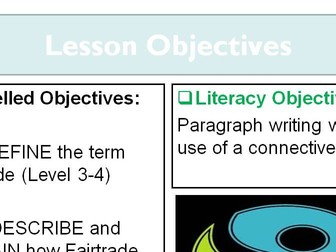 Introduction into Fairtrade lesson 1