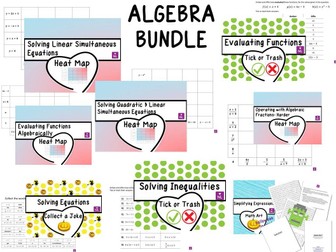 Algebra Activities Pack