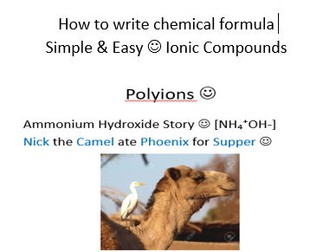 Chemical Formula (Ionic ) – Simple & Easy