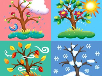 Les saisons - seasons, months, weather and activities.