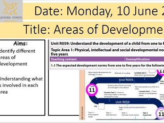 Child Development R059 Lessons