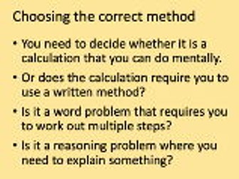 Year 5 division problem solving