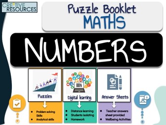 Maths Work  Booklet - Numbers