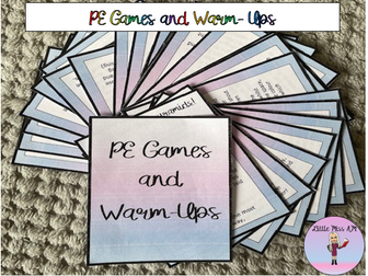 PE Warm Up Games