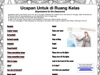 Indonesian Classroom Expressions