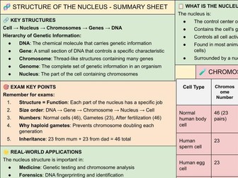 B1 AQA Trilogy The Nucleus