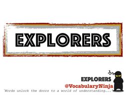 Explorers Topic Vocabulary Pack