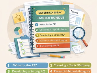 IB DP Extended Essay Starter Bundle – Complete Foundations Pack (EE Launch Toolkit) (First exams 2027)